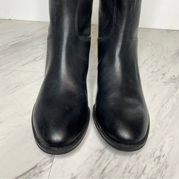 Sam Edelman Penny Black Leather Riding Boot 6M - Picture 13 of 16